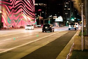 Phoenix, AZ - Officers Investigating Car Crash on I-10 at the I-17 Split