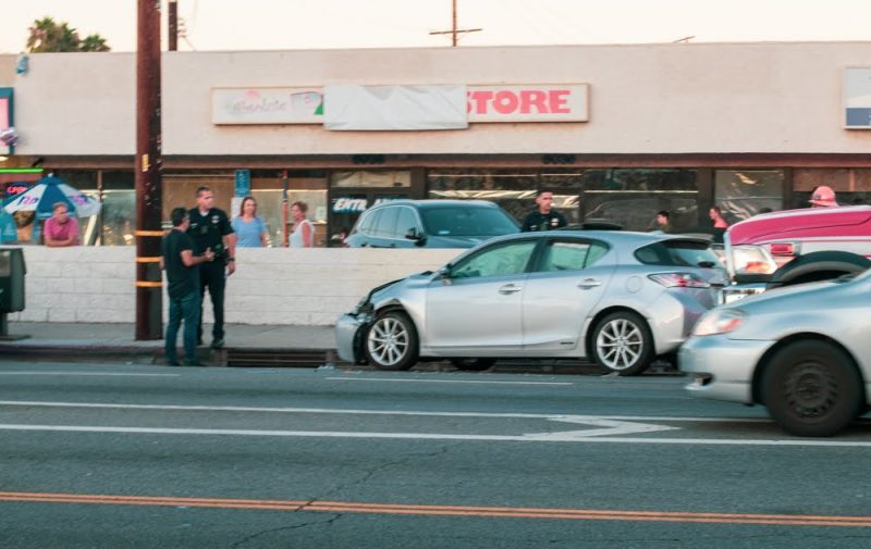Phoenix, AZ - Officers Investigating Injury Wreck on SR 51 at L-202
